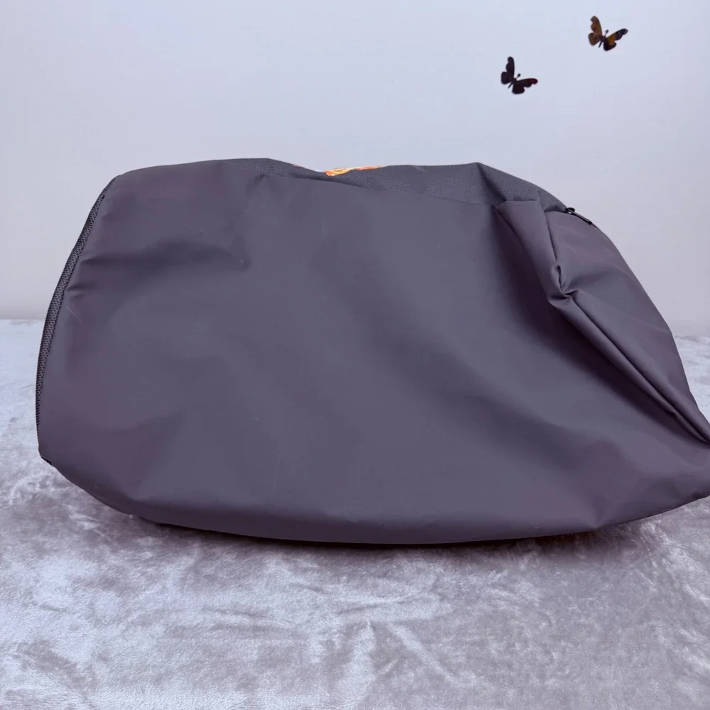 Nike Brasilia Small Duffel Bag Iron‎ Grey Flame Swoosh DQ4479-068 Sample